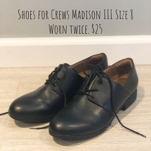 Shoes for Crews, Madison III black, brand new!